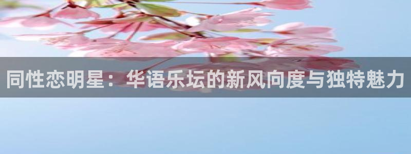 聚富商务酒店：同性恋明星：华语乐坛的新风向度与独特魅力