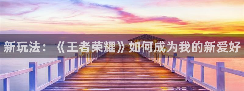 海聚富：新玩法：《王者荣耀》如何成为我的新爱好